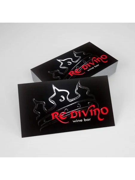 biglietto da visita stampa in rilievo KOLATA