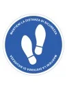 ADESIVO "MANTIENI LA DISTANZA DI SICUREZZA" 30CM CALPESTABILE