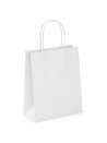 Shopper Bianca in Carta con Manico Ritorto – Stampa a Colori