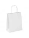 Shopper Bianca in Carta con Manico Ritorto – Stampa a Colori