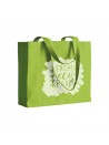 SHOPPER IN COTONE COLOR CON SOFFIETTO