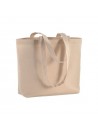 SHOPPER IN COTONE CON BASE SOFFIETTO