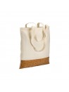 Shopper in cotone 135gr con base in sughero personalizzata full color