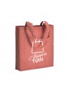 SHOPPER IN COTONE RICICLATO CON SOFFIETTO