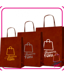 borse in carta con manico a cordino