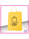 Shopper colorata 1 Colore Manico a Cordino stampata