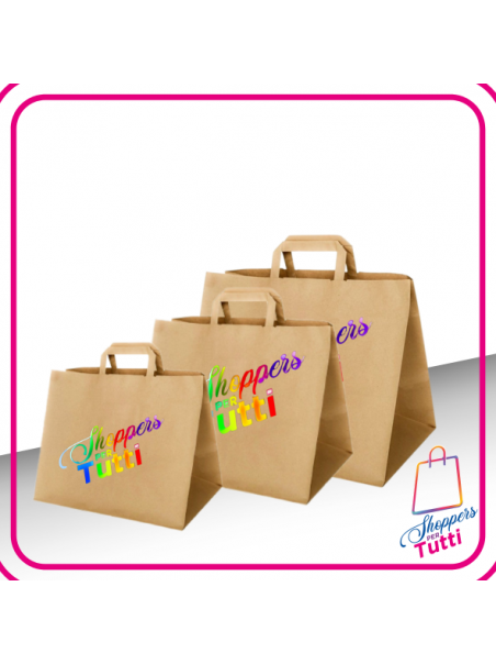 Shopper Take Away Avana stampata