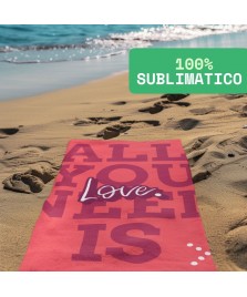Telo mare personalizzato 100x180 stampata
