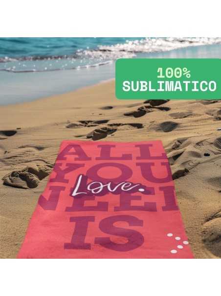 Telo mare personalizzato 100x180 stampata