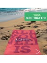 Telo mare personalizzato 100x180 stampata