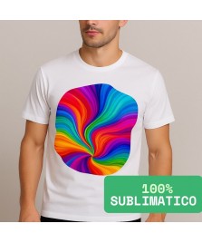 Maglietta uomo personalizzata stampa sublimatica full color