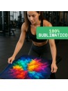 Asciugamano palestra 30×130 cm in spugna, stampa full color su tutta la superficie.