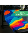 Asciugamano palestra 50x100 cm personalizzato in spugna full