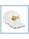 Cappellino con tricolore ricamato personalizzato