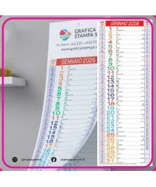 Calendario Olandese Silhouette stampata