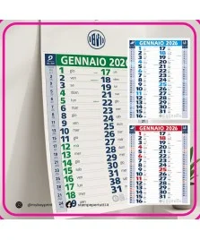 Calendario Olandese Bilaterale stampata