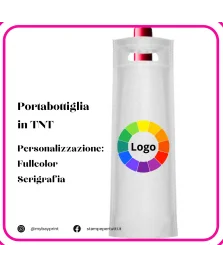 Shopper portabottiglie in TNT 120gr personalizzata full color