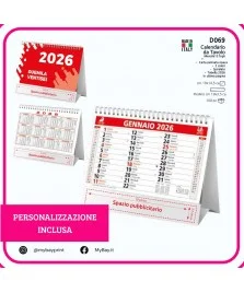 Calendario da Tavolo Personalizzato – D69 stampata