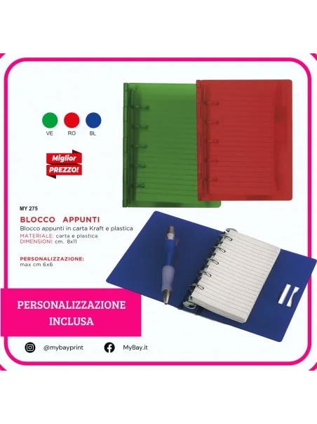Blocco Appunti stampata
