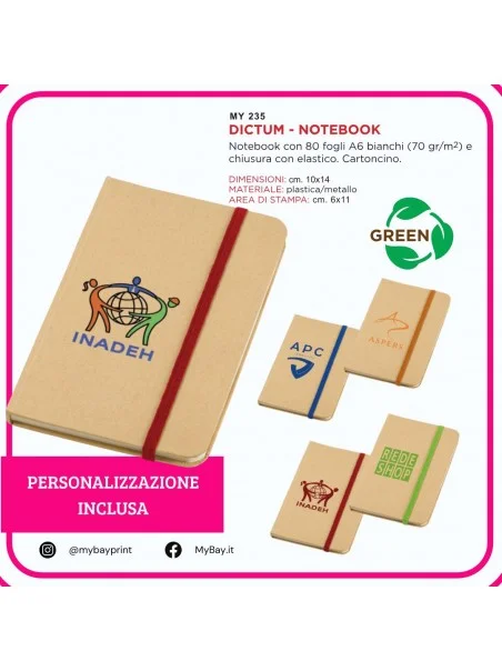 Notebook Dictum – Personalizzato