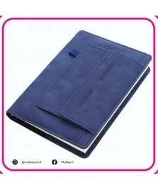 Agenda con tasca stampata