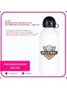 Borraccia sportiva 650 ml alluminio e plastica stampata