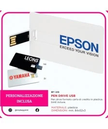 Pen Drive USB 8GB – Serigrafia 1 colore stampata