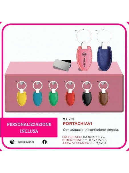 Portachiavi personalizzato – Stampa full color stampata