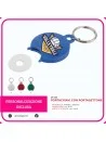 Portachiavi con portagettoni in plastica stampata