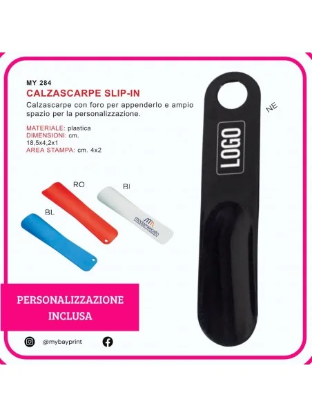 Calzascarpe – Slip-In full color stampata