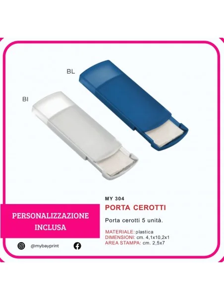 Porta cerotti personalizzato full color stampata