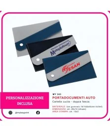 copy of Portadocumenti in finta pelle personalizzato 1 colore