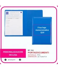copy of Portadocumenti auto personalizzato con fascia cucita