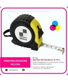 copy of Metro retrattile 3 metri personalizzato full color