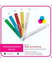 Riga In Plastica - Fullcolor stampata