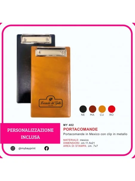 Portacomande in similpelle Mexico – stampa serigrafica 1 colore