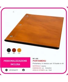 copy of Portamenù Mexico con viti e 10 buste – serigrafia 1
