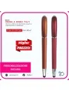 Penna a sfera Tilly personalizzata – con gommino touch stampata