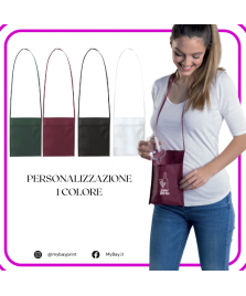 Tracolla portabicchieri per degustazioni in TNT 70 g/m² stampata