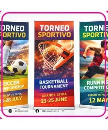 Roll Up eco 85x200 stampata