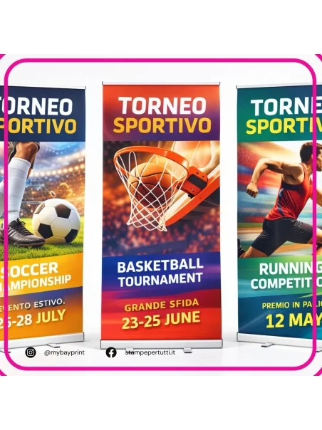 Roll Up eco 85x200 stampata