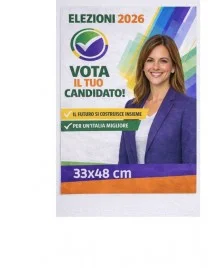 Locandina elettorale stampata