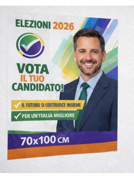 Manifesti 70x100 elettorali stampata